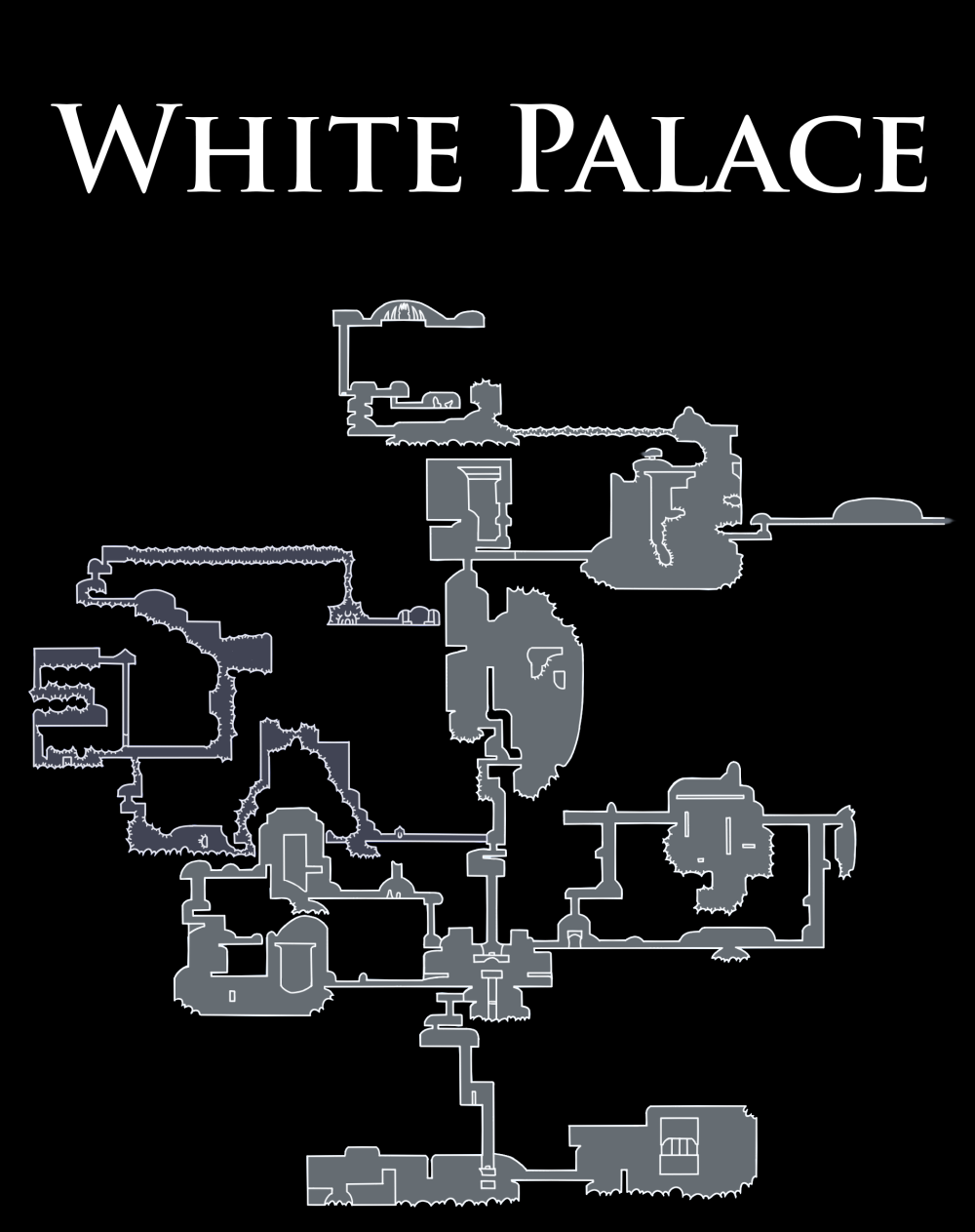 空洞骑士地图白色宫殿