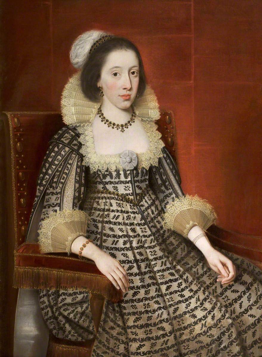 英国服装史上最奇特的女装款式之一出现在1610年代后至1620年代中的