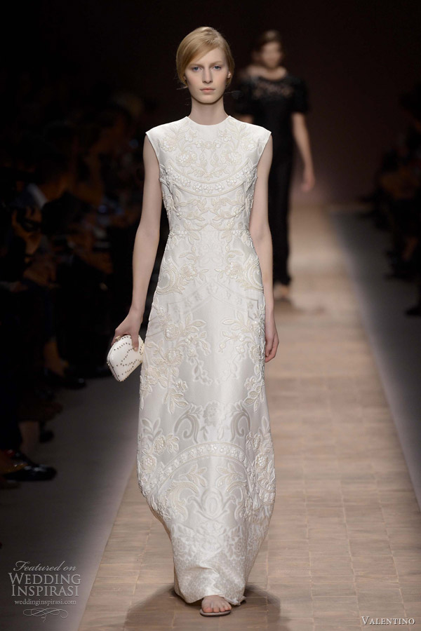 valentino spring summer 2013 ready to wear white dress