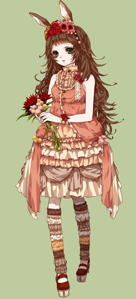 二次元少女动漫插画原创手绘萌系少女