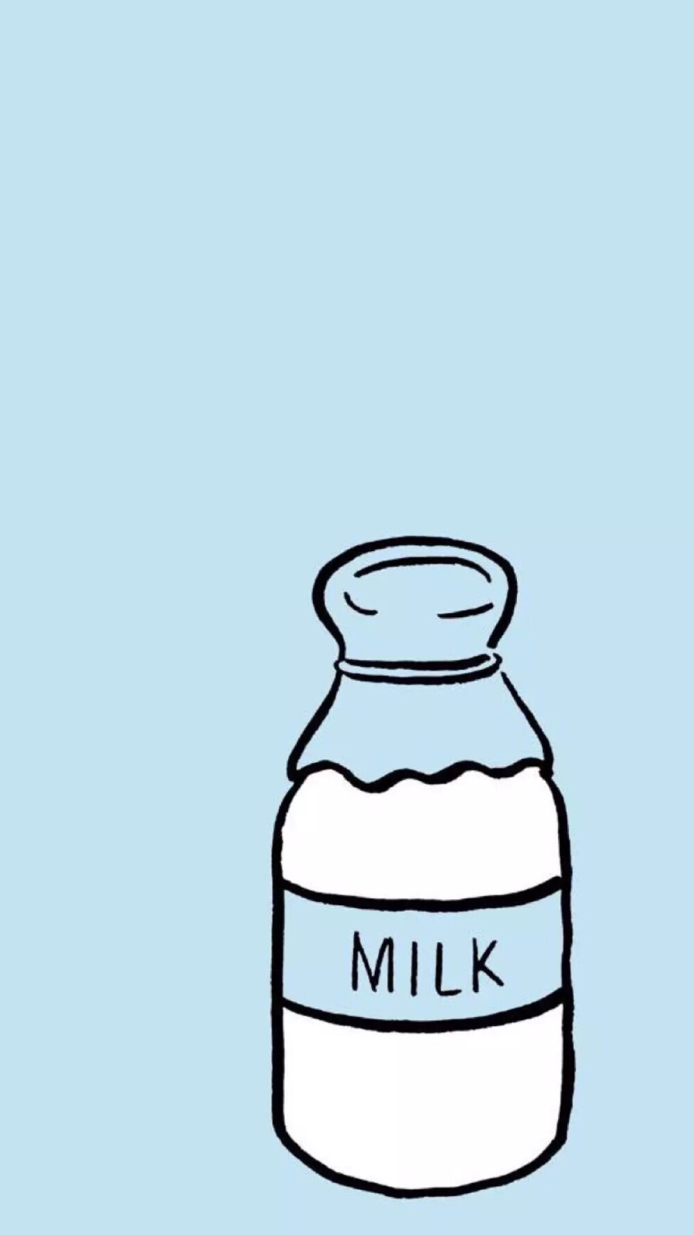 牛奶牛奶milk卡通壁纸锁屏头像ing