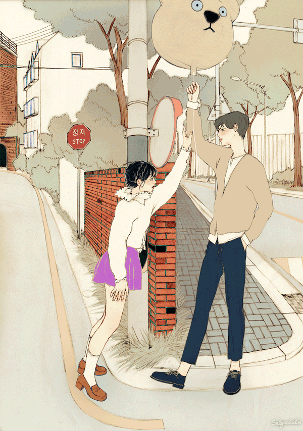 韩国插画师salgoo