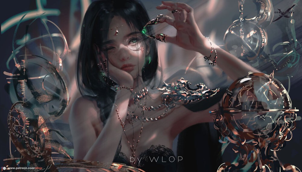 鬼刀北漠公主风玲插画师wlop