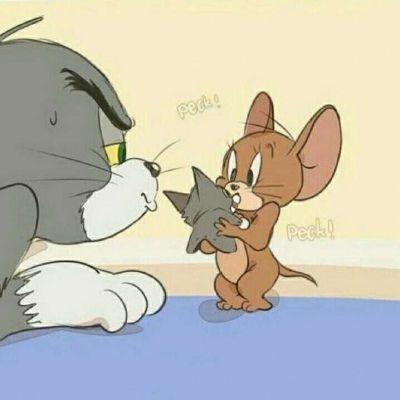 猫和老鼠情侣头像