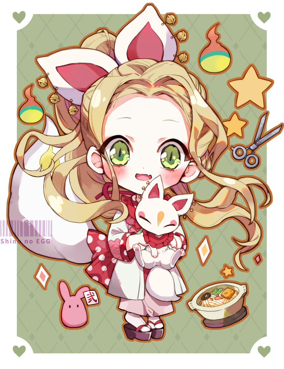 弥子&宁宁 画师egg pixiv id: 79931158