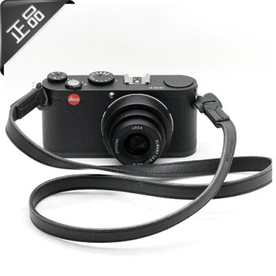 LEICA 徕卡X1 X2 M9 肩带 真皮相机背带 全黑色 真皮2801