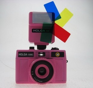 LOMO相机 HOLGA 135BC 粉色15B四色闪 套装