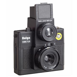 LOMO相机 Holga 135BC TLR 双反 暗角王 黑色版