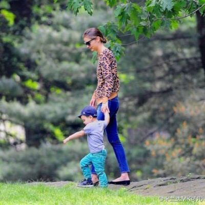 Miranda and Flynn at the park in NYC