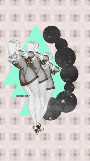 Medahughes、手机壁纸、原创、文字、欧美、vintage