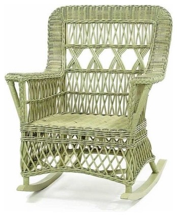 a Wicker Rocker