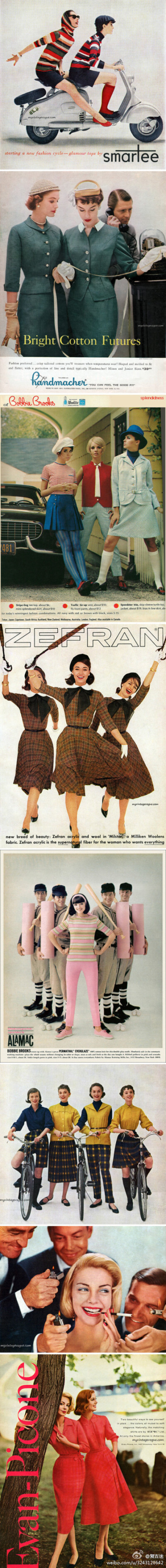 50.60年代的时尚大片儿