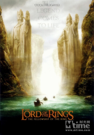 魔戒首部曲：魔戒现身The Lord of the Rings: The Fellowship of the Ring(2001)海报 #03 【看着看着它就结束了。。。2个多小时的电影，一场中土世界的完美旅行。】