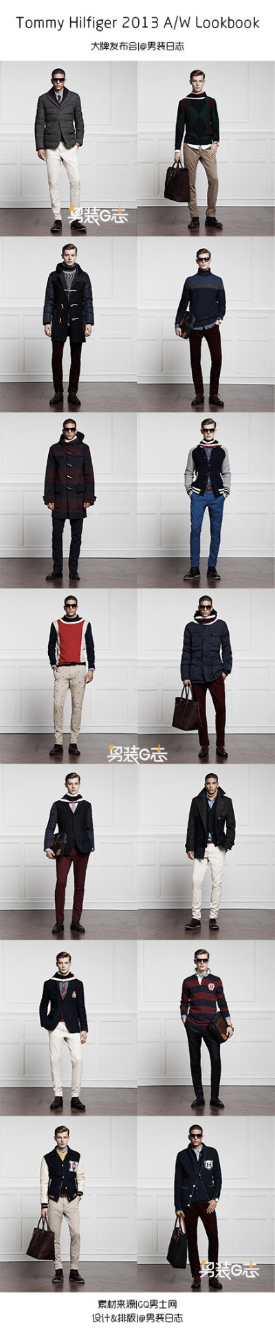 #大牌发布会#Tommy Hilfiger 2013秋冬季Sportswear Lookbook