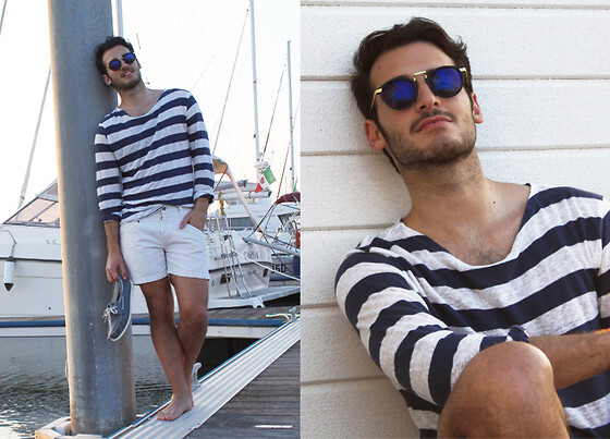 Zerouv Sunglasses, Zara Shirt, Schotch&amp;Soda Shorts - 0075 - Lorenzo Liverani