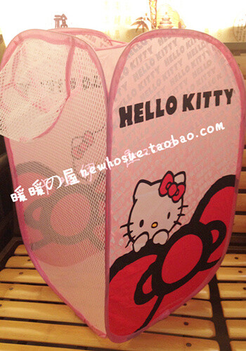 Hello Kitty 可折叠脏衣收纳篮