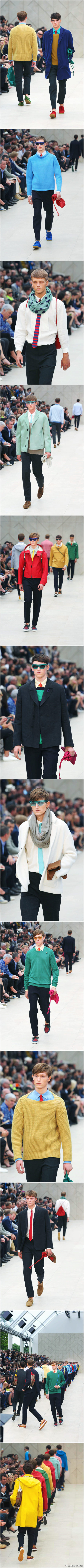 Burberry Prorsum 2014 S/S Menswear.