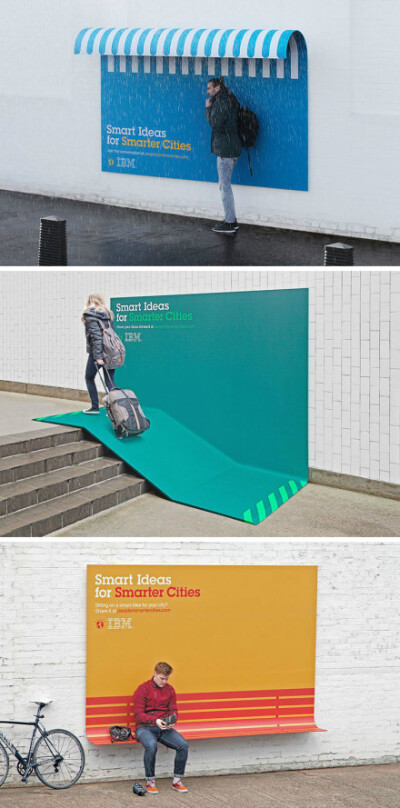 IBM城市环境广告，好设计不解释