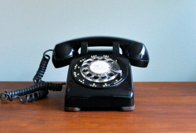 Vintage Black Rotary Phone