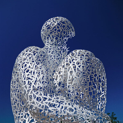 El Alma del Ebro (2008), by Jaume Plensa great collection of text-artists —> http://language.cont3xt.net