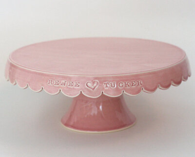 Custom Wedding Cake Stand - 10 inch - color options