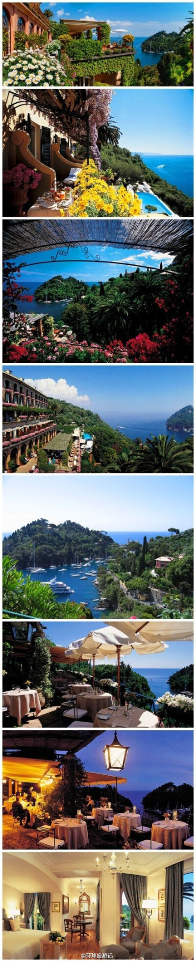 【瑰丽欧罗巴】蜜月，或者私奔，怎么都行，让我们一起奔向开满鲜花、白帆点点的地中海吧！这里是意大利的Portofino，号称地中海第一小镇。