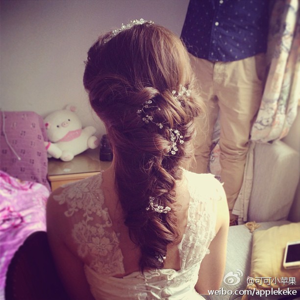 韩式出门搭配水晶