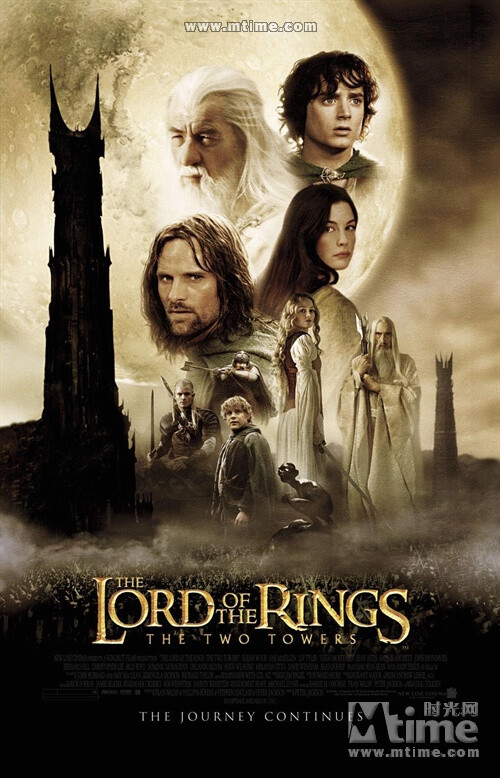 魔戒二部曲：双塔奇兵The Lord of the Rings: The Two Towers(2002)海报 #01 【太经典的系列！！！！】