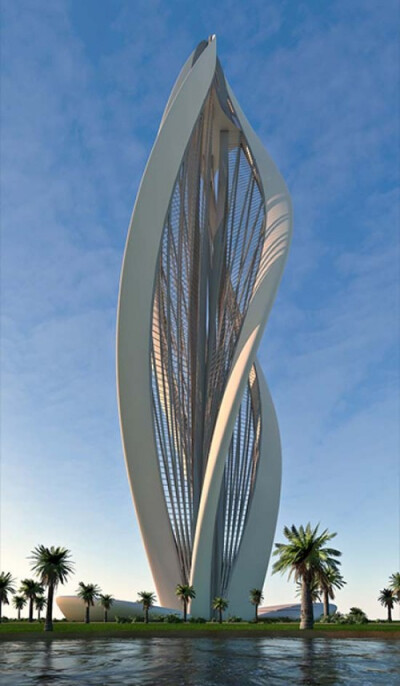 Blossoming Dubai Tower by PETRA Architects