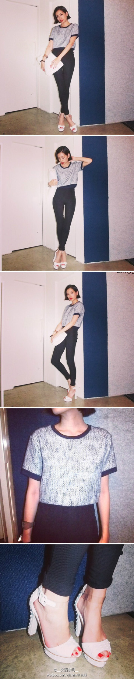 little white shoes