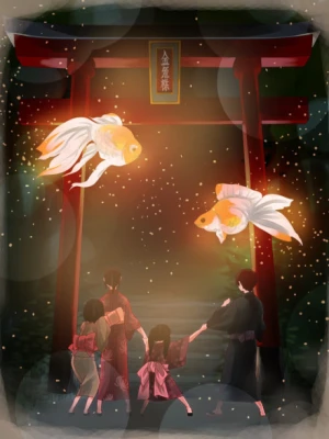 金鱼花火 堆糖 美图壁纸兴趣社区