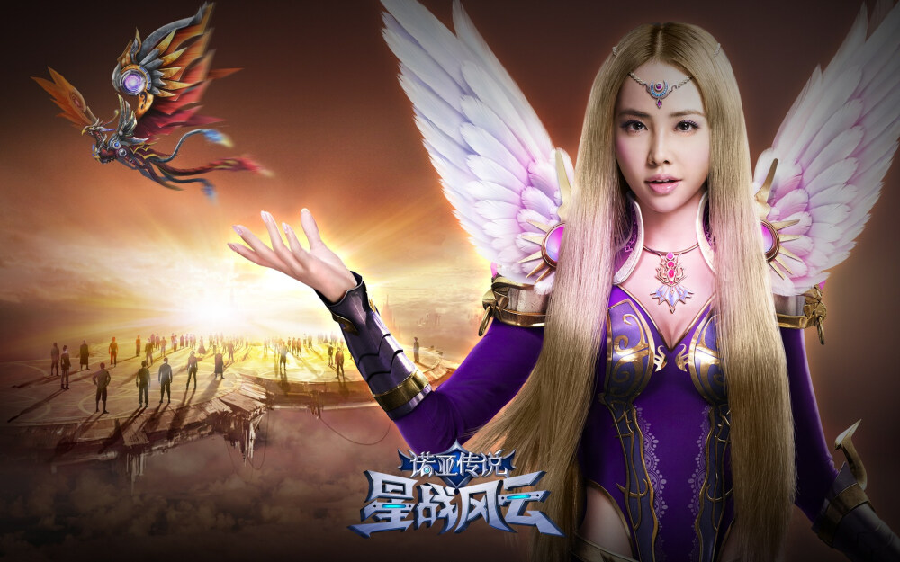 蔡依林代言诺亚传说壁纸,第1张图片