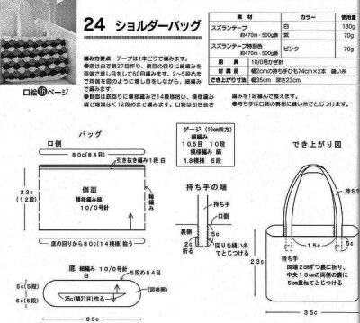 手工DIY 布艺 勾花 编织 钩针 简单包包的图解1