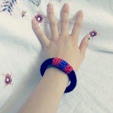 原创毛毡民族风手镯