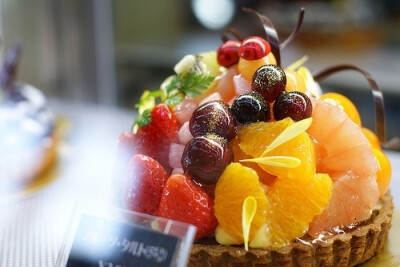 有一种美食叫做{水果塔}