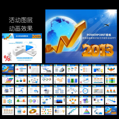 2013新年计划年终总结会议报告PPT