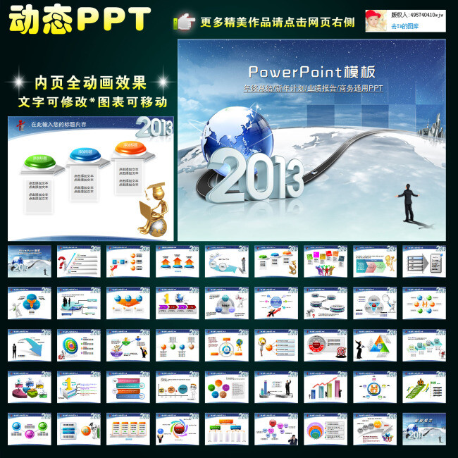 2013年业绩报告绩效年终总结会议PPT