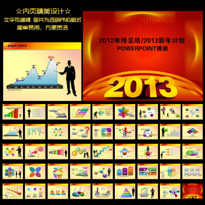 2013年终总结2013新年计划ppt