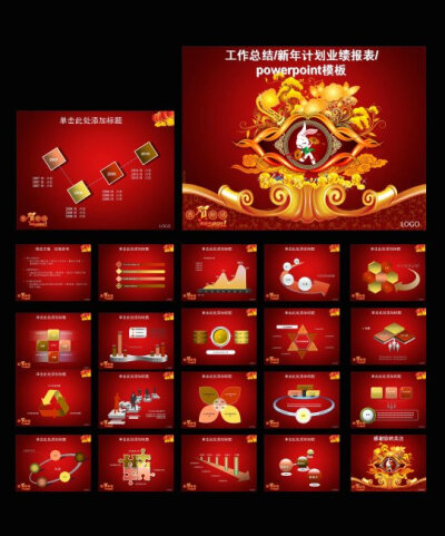 新年计划/工作总结/业绩报告ppt