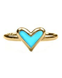 Turquoise Heart Ring.