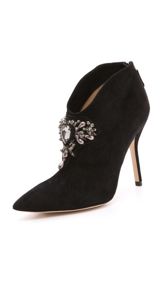 Paul Andrew Empress Embroidered Booties