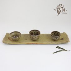 【器-俊彩星驰】精品茶具 茶杯 纯手工 品茗杯 功夫茶 陶瓷 粗陶 特价包邮