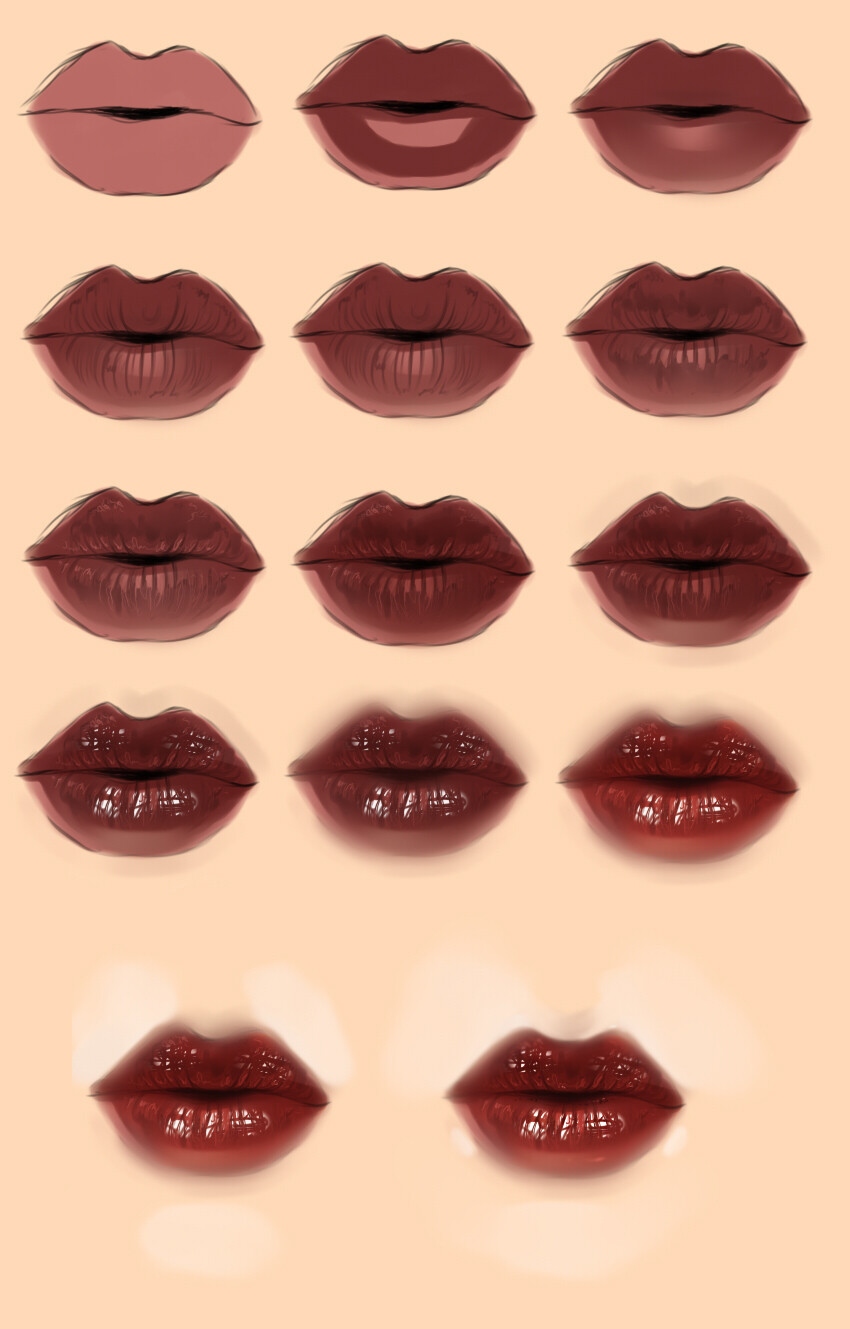 Lips tutorial by *ryky