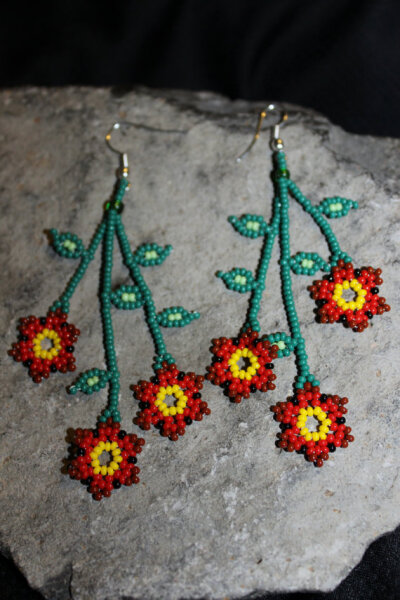 Huichol Beaded Earrings