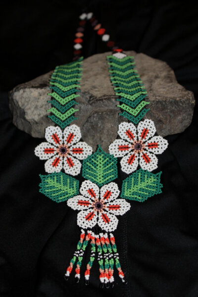 Huichol Peyote Beaded Necklace 3