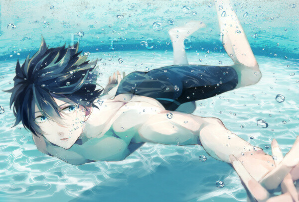 #Free!##七瀬遙#【水中】ID=36918725#pixiv#&gt;&gt;&gt;&gt;http://t.cn/zQZHX2u