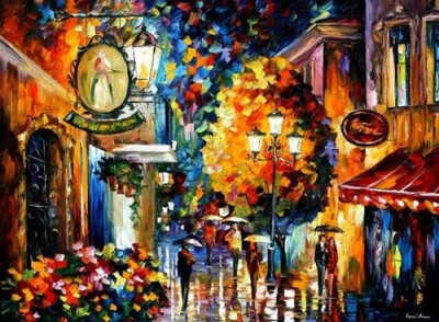 leonid afremov的印象派油画作品分享