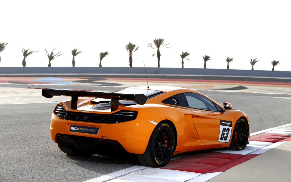 迈凯轮12C GT Sprint赛道版壁纸,第2张图片