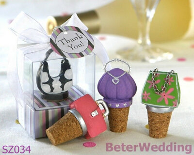 Wedding Decoration So Pretty Miniature Purse Bottle Stoppers in Gift Box SZ034@https://twitter.com/BeterWedding