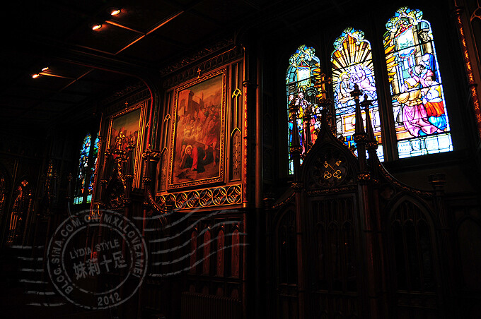 蒙特利尔大教堂（Notre-Dame Basilica of Montreal）哥特式建築